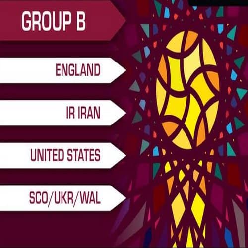 ضرایب شرط بندی گروه B جام جهانی قطر 2022