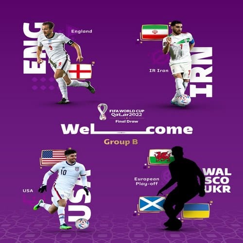 راهنمای شرط بندی گروه B جام جهانی قطر 2022